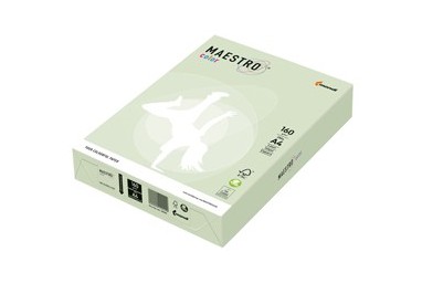 CARTA MAESTRO COLOR A4 210x297mm 160gr 250fg VERDE TENUE GN27 MONDI
