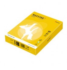 CARTA MAESTRO COLOR A4 210x297mm 80gr 500fg GIALLO FORTE IG50 MONDI