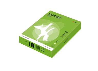 CARTA MAESTRO COLOR A4 210x297mm 160gr 250fg VERDE FORTE MA42 MONDI