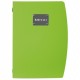 PORTA MENU' A4-24x34cm VERDE RIO con 1 INSERTO DOPPIO