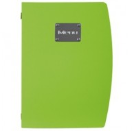 PORTA MENU' A4-24x34cm VERDE RIO con 1 INSERTO DOPPIO