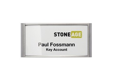10 PORTANOME 3,4x7,4cm con magnete DURABLE