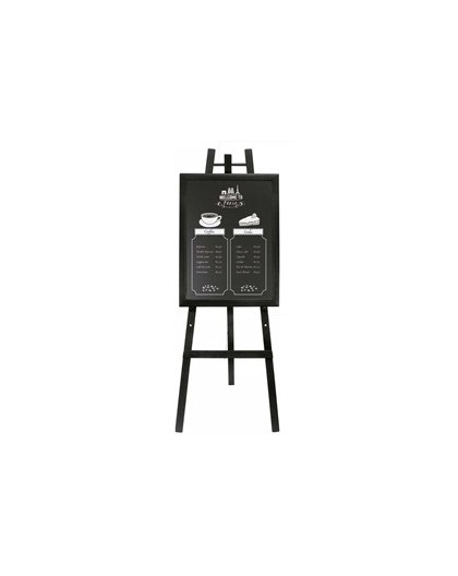 CAVALLETTO IN LEGNO NERO H165cm Securit