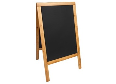 LAVAGNA TEAK A CAVALLETTO 69x125cm SANDWICH Securit