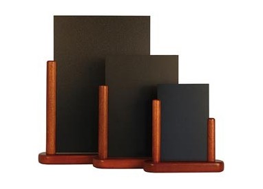 LAVAGNA DA TAVOLO MOGANO A5-20x23x6cm ELEGANT Securit