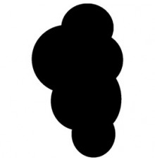 LAVAGNA DA PARETE 'NUVOLA' SILHOUETTE Securit