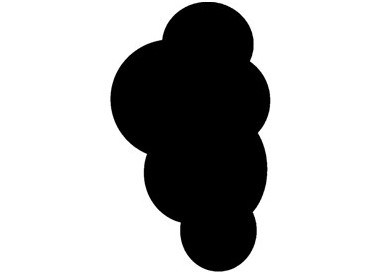 LAVAGNA DA PARETE 'NUVOLA' SILHOUETTE Securit