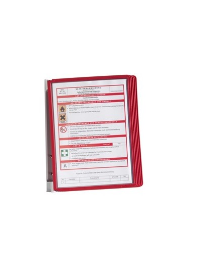 LEGGIO DA MURO VARIO WALL 5 - 5 pannelli ROSSO DURABLE