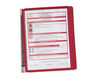 LEGGIO DA MURO VARIO WALL 5 - 5 pannelli ROSSO DURABLE