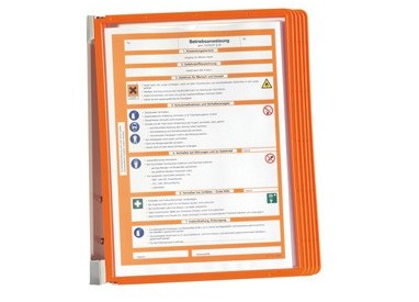 LEGGIO DA MURO VARIO WALL 5 - 5 pannelli ARANCIONE DURABLE