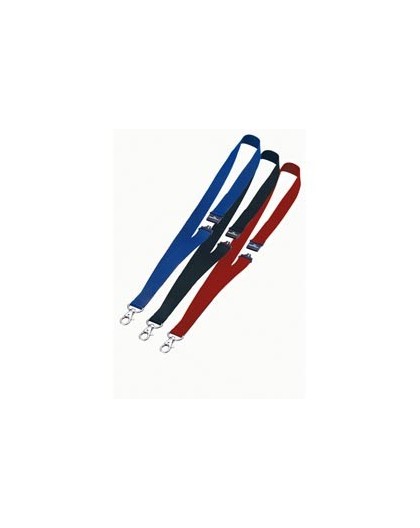 10 CORDONCINI PORTABADGE 20mm ROSSO DURABLE