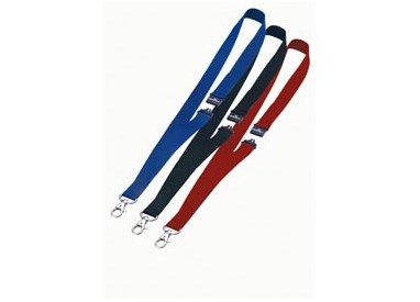 10 CORDONCINI PORTABADGE 20mm ROSSO DURABLE