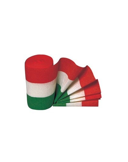 3 ROTOLI CARTA CRESPA TRICOLORE 10MT X 10CM Rex Sadoch