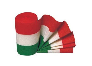 3 ROTOLI CARTA CRESPA TRICOLORE 10MT X 10CM Rex Sadoch