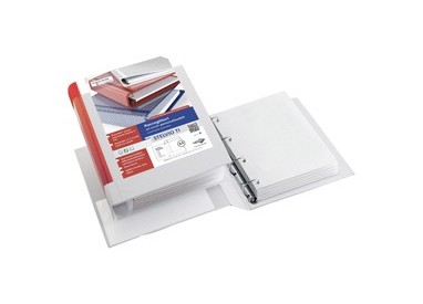 Raccoglitore STELVIO TI 80 A4 4Q 22x30cm bianco personalizzabile SEI ROTA