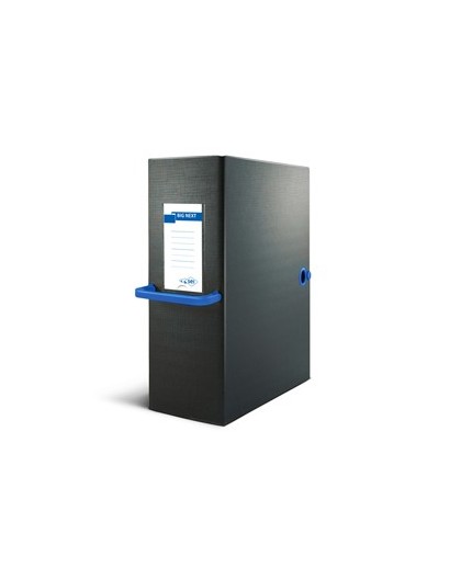 Scatola archivio Big Next 120 nero/blu 25x35cm dorso 12cm