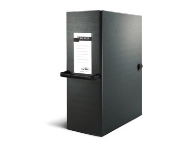 Scatola archivio Big Next 120 nero/nero 25x35cm dorso 12cm