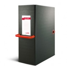 Scatola archivio Big Next 120 nero/rosso 25x35cm dorso 12cm
