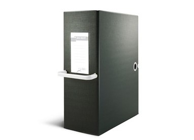 Scatola archivio Big Next 160 nero/bianco 25x35cm dorso 16cm