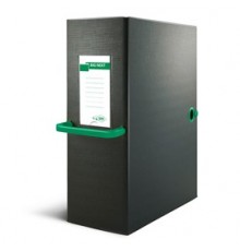 Scatola archivio Big Next 160 nero/verde 25x35cm dorso 16cm