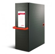 Scatola archivio Big Next 160 nero/rosso 25x35cm dorso 16cm