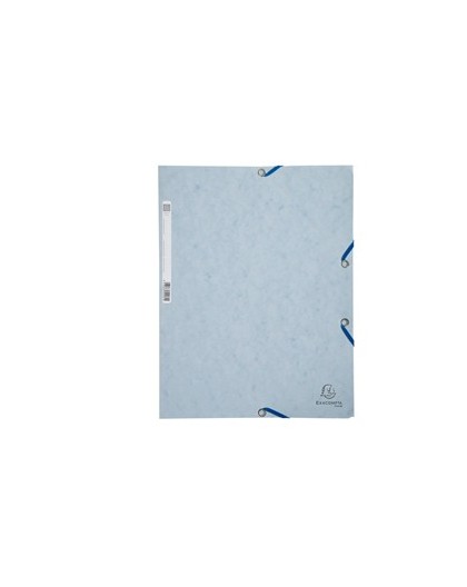 CARTELLA CON ELASTICO 24x32CM GRIGIO CHIARO CARTONCINO LUSTRE' 425gr