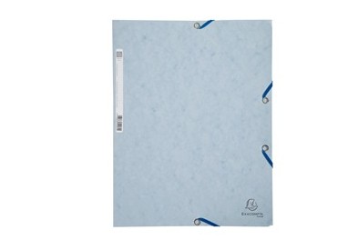 CARTELLA CON ELASTICO 24x32CM GRIGIO CHIARO CARTONCINO LUSTRE' 425gr