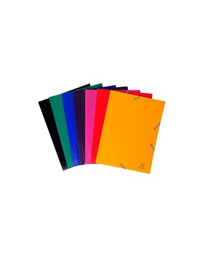 CARTELLA PPL CON ELASTICO 24x32CM NERO EXACOMPTA