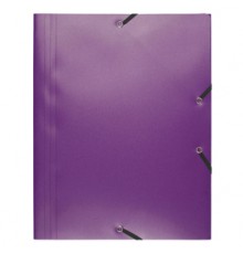 CARTELLA PPL CON ELASTICO 24x32CM VIOLA EXACOMPTA