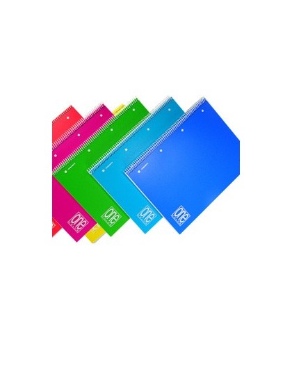 MAXIQUADERNO SPIRALATO PPL 210x297mm A4 80fg+1 80gr 1rigo ONE COLOR BLASETTI