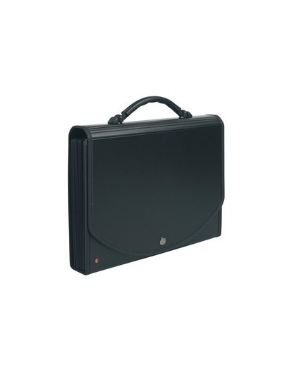 CLASSIFICATORE A 13 TASCHE 33x26cm IN PPL NERO EXACASE