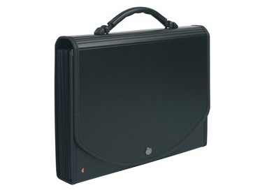 CLASSIFICATORE A 13 TASCHE 33x26cm IN PPL NERO EXACASE