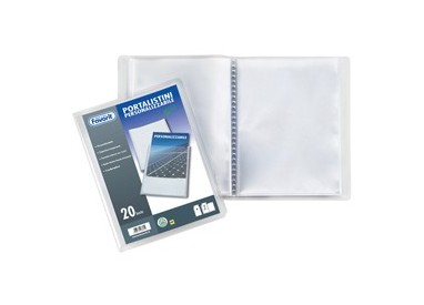 Portalistino personalizz. SVILUPPO liscio 15x21cm 20 buste trasparente FAVORIT