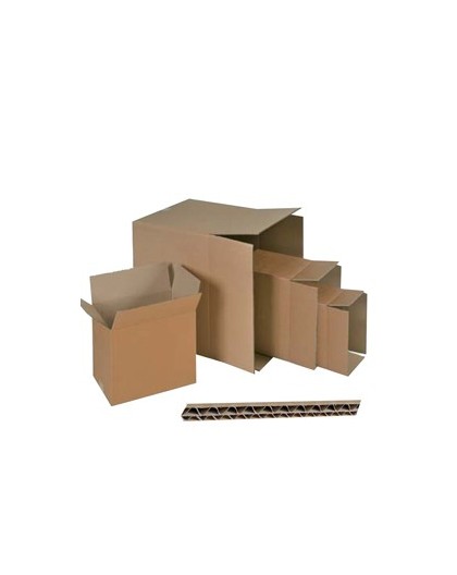 SCATOLA CARTONE PER IMBALLO AVANA ONDA doppia P600xL600xH600mm