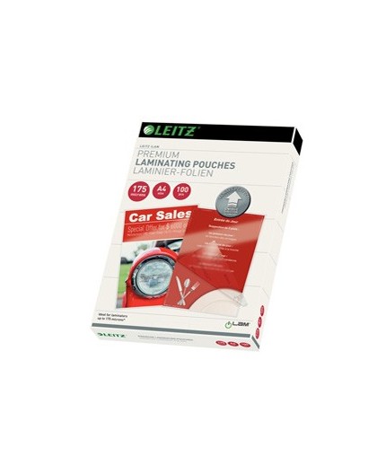 100 POUCHES iLAM A4-216x303mm 175micron LEITZ
