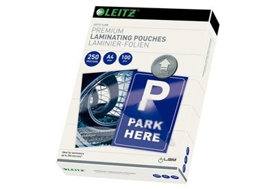 100 POUCHES iLAM A4-216x303mm 250micron LEITZ