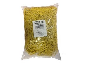 ELASTICO GOMMA GIALLO Ø70 SACCO DA 1KG Markin