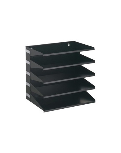 PORTADOCUMENTI SORTER RACK 5 SCOMPARTI NERO DURABLE