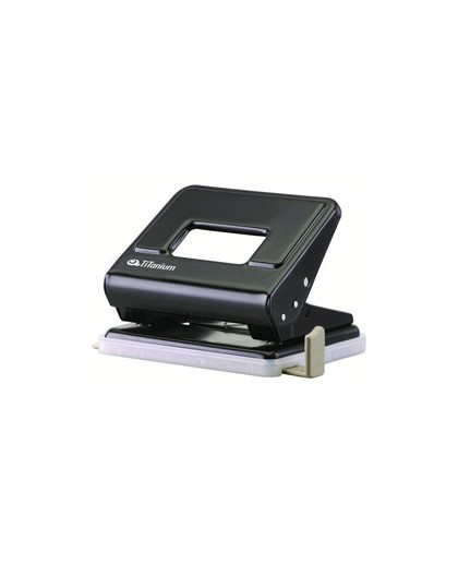PERFORATORE 2 fori in metallo nero TiTanium