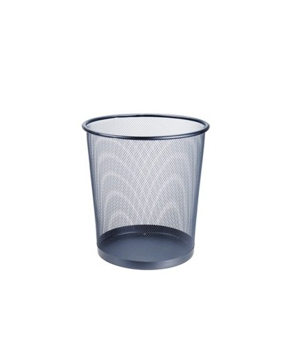 Cestino gettacarte in metallo 12,3lt Nero Titanium