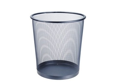 Cestino gettacarte in metallo 12,3lt Nero Titanium