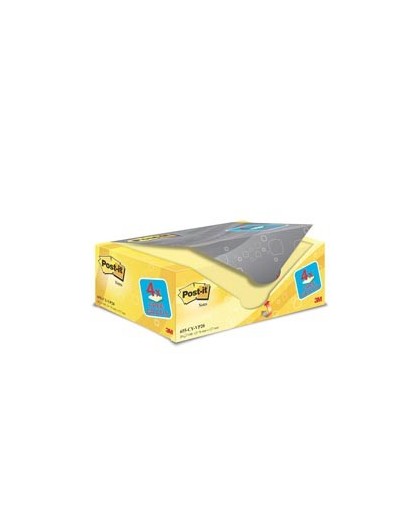 VALUE PACK 16+4 BLOCCO 100fg Post-it® Giallo Canary™ 76x127mm 72GR 655CY-VP20
