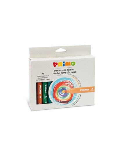 ASTUCCIO 24 PENNARELLI JUMBO SUPERLAVABILI PRIMO