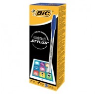 Scatola 12 penna sfera CRISTAL® STYLUS 1,0mm blu BIC®