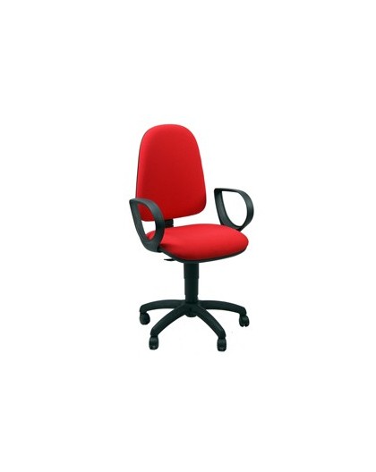 SEDIA OPERATIVA Jusb ROSSO C/BRACC.