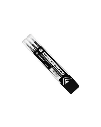 Set 3 refill inchiostro gel RiSCRIVI cancellabile 0,7mm nero OSAMA