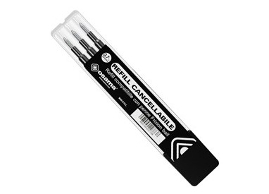 Set 3 refill inchiostro gel RiSCRIVI cancellabile 0,7mm nero OSAMA