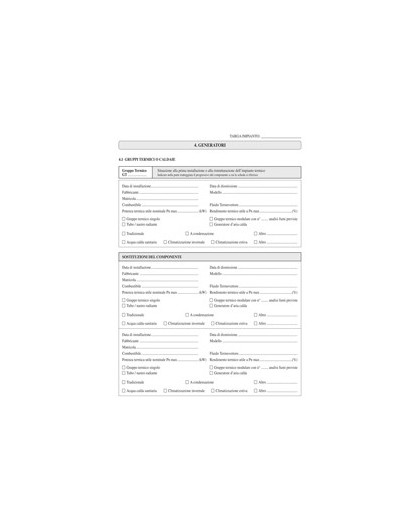 LIBRETTO IMPIANTO CLIMATIZZAZIONE LOMBARDIA 297x210mm 48pag E2621LO EDIPRO