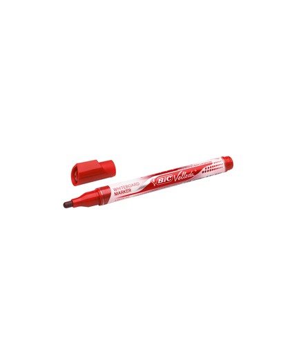 MARCATORI P.TONDA Whiteboard VELLEDA® Liquid Ink Pocket BIC® ROSSO