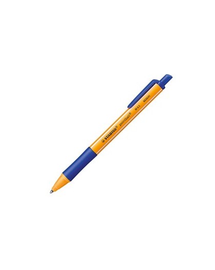 Penna a sfera a scatto POINTBALL® GREEN STABILO 0,5mm blu